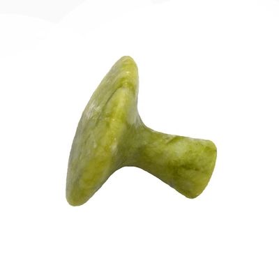 Piedra de masaje en forma de hongo verde para masaje de tejidos profundos y modo de masaje SPA relajante No abkgs-022