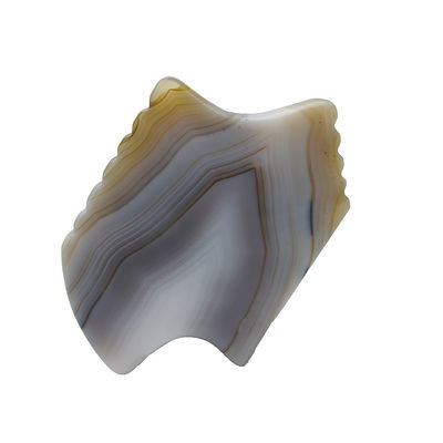 Elimina directamente las arrugas con Agata Gris Guasha Rosa Cuarzo Gua Sha Herramientas de raspado Masaje Obsidiano Gua Sha Piedra