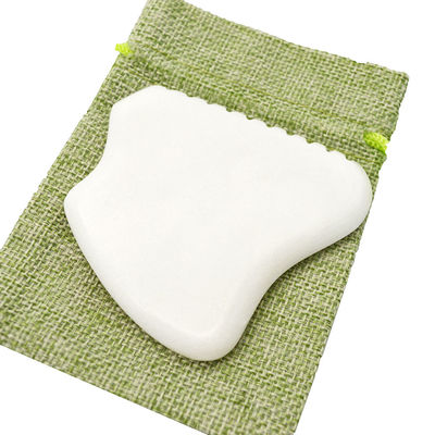 Modo de herramienta de raspado facial de piedra natural de Bian No abk-204 Marca privada Gua Sha Jade Therapy Herramientas de masaje facial
