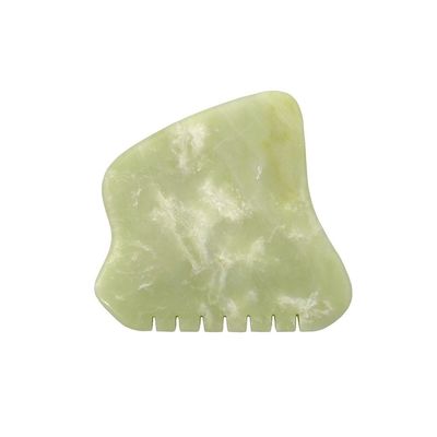 Modo de herramienta de raspado facial de piedra natural de Bian No abk-204 Marca privada Gua Sha Jade Therapy Herramientas de masaje facial