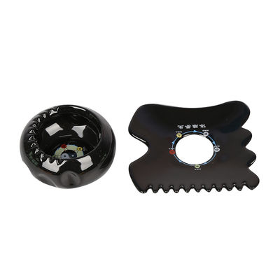 Conjunto chino de Gua Sha para masajes faciales de cinco elementos de tablero cerámico de Guasha de 14 * 12,5 cm aceptable