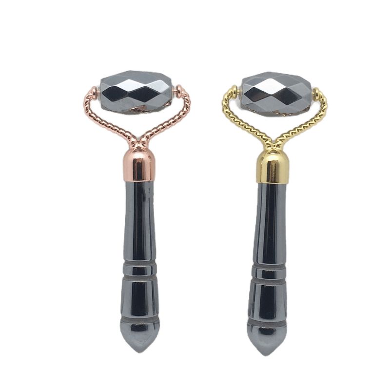 Masaje facial Terahertz Piedra Facial Guasha Roller Piedra Energía Masajeador facial para belleza natural Masaje de piel y músculos