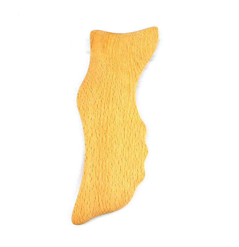 Cuidado del cuerpo tabla de raspadora de madera natural de guasha masajista de madera fragante tabla de gua sha para la salud