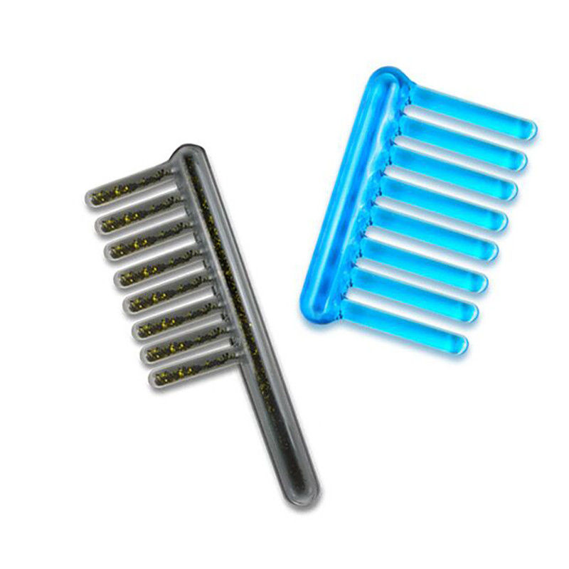 2024 Popular Peinado Gua Sha Lady Peinado de masaje negro/azul para el mantenimiento del cabello largo y la belleza del músculo de hielo de doble función