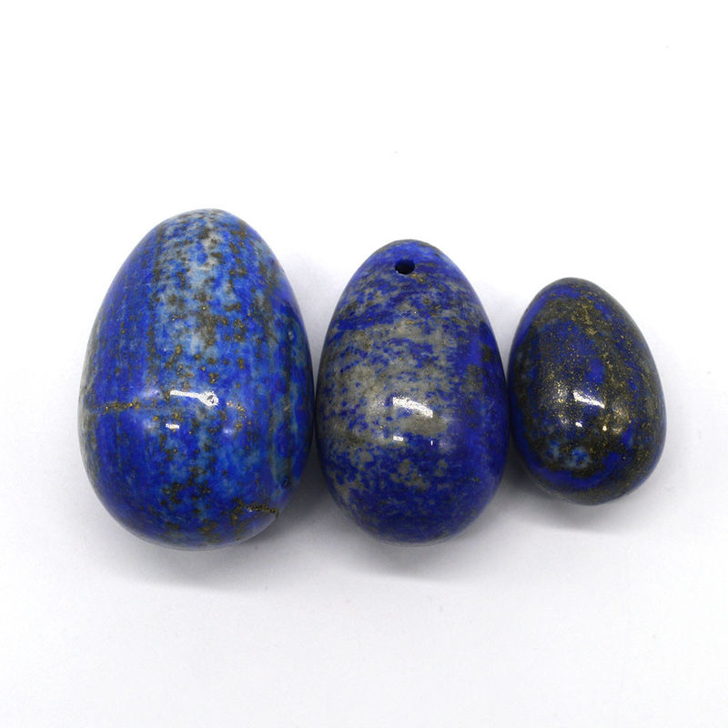 Chakra huevos de piedra natural La última herramienta de ejercicios de Kegel para la salud de la mujer 45*30/40*25/30*20mm