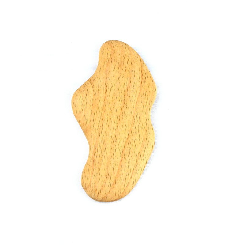 Masajista de madera Guasha herramienta de masaje más vendida para el levantamiento facial del cuerpo y cuidado de la piel en salones de belleza Logotipo personalizado