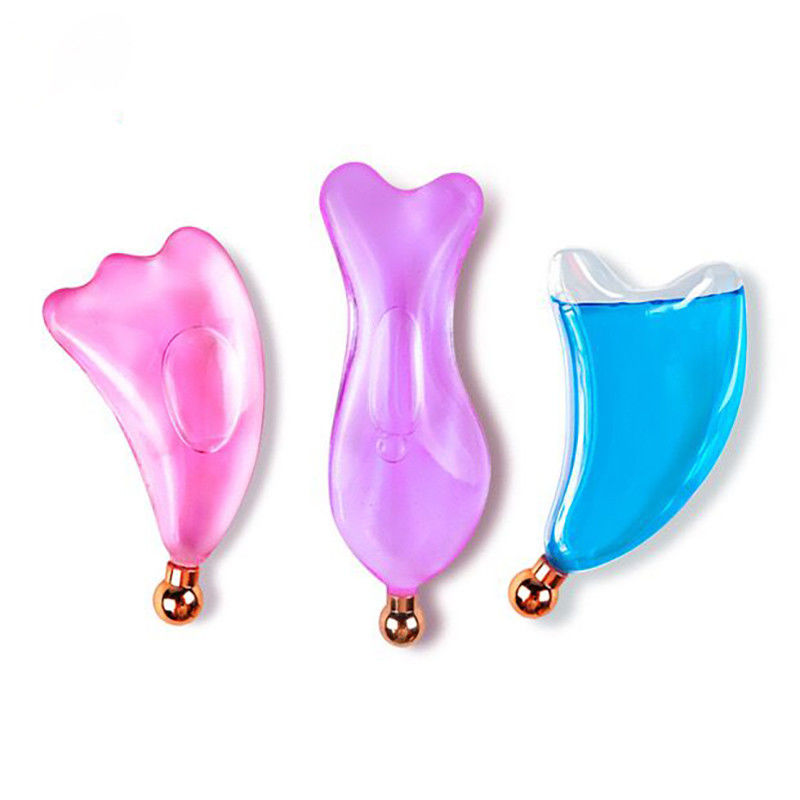 Personalización Hielo Guasha Masaje Facial Lift Herramientas para el cuidado de la piel Frescor de la belleza Facial Globos de hielo Gua Sha Herramienta de masaje para SPA