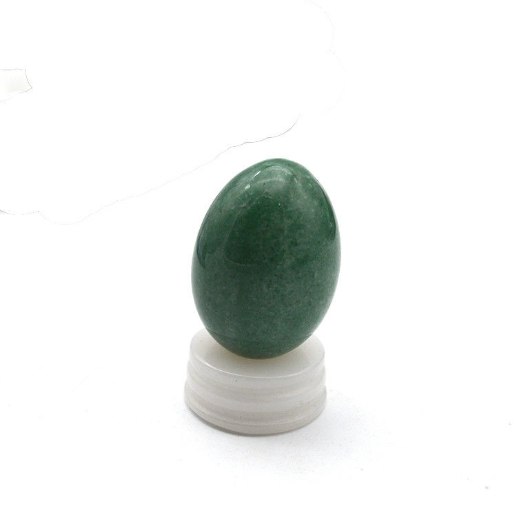 Artesanía de perforación de agujeros Nefrita huevos de jade para el ejercicio de Yoni Yoni Set de 3