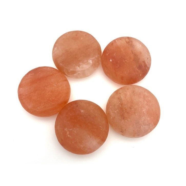 250g de jabón natural de sal de rosa del Himalaya para salón de belleza SPA Aceite esencial de mano masaje de raspado de piedra de compresión fría caliente