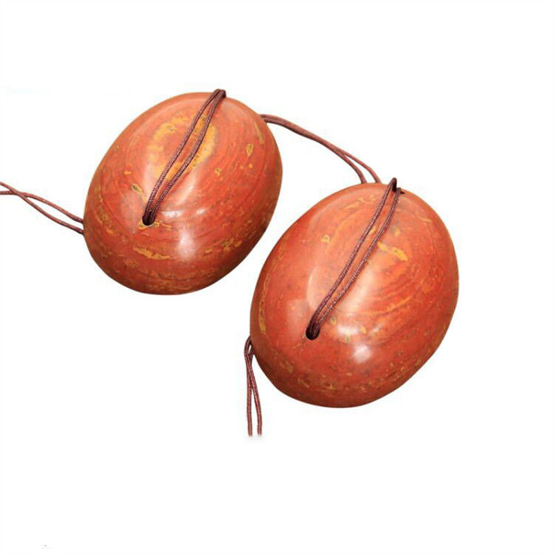 Máscara para los ojos de Piedra Bian Roja Natural para masaje de cuerpo completo Piedra de energía caliente y fría Comprima herramienta de alivio de la fatiga ocular