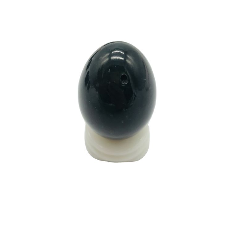 Huevos Yoni de Nefrita de Jade Verde Certificado para Mujeres Kegel Hecho en 43 * 30mm Tamaño Característica Regional
