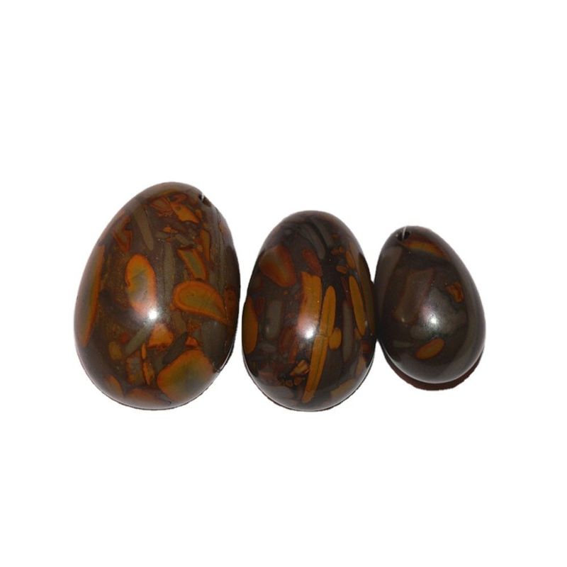 Huevos de Yoni de Jade de Piedra de Nuwa Natural Tradicional y Polida para el Cuidado de la Salud OEM ODM y Técnico