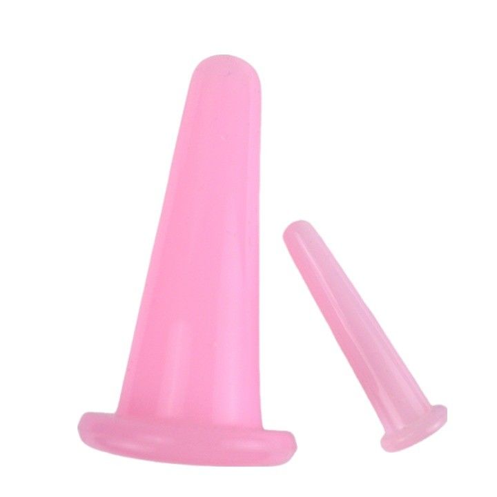 2PCS Cupa de masaje de silicona para la anti-celulite y cuidado de la salud