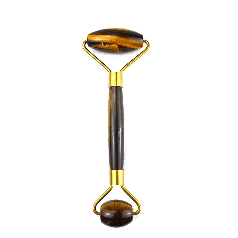 Herramienta de masaje facial de guacha 100% natural para ojos apretados Jade Gua Sha Roller para la cara para apretar el área de los ojos