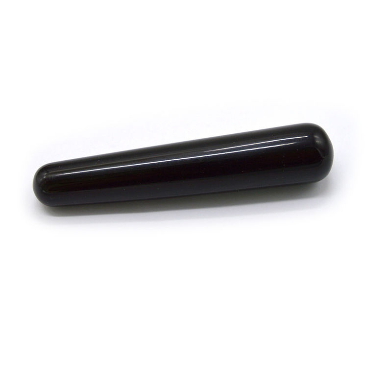 10 * 2cm Obsidiana Negra Yoni varita Su herramienta definitiva para la salud de las mujeres y el masaje