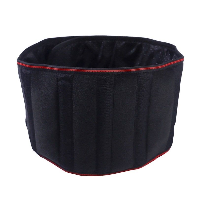 Fisioterapia infrarroja ajustable de compresión caliente masaje lumbar cinturón de apoyo para aliviar el dolor y el apoyo en el negro