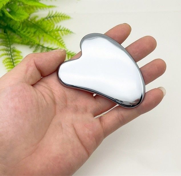 Terahertz Piedra Gua Sha Herramientas faciales para masaje y curación facial 100% natural auténtico