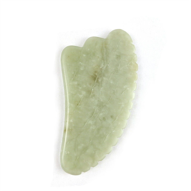 10cm*7cm*0.6cm Masajeador facial Gua Sha raspado Masajeador tabla para cuidado de la piel herramienta de masaje