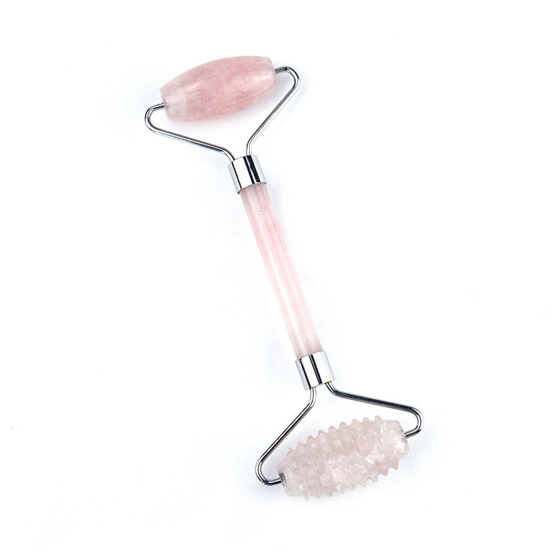 Rose Quartz Facial Guasha Massage Roller Face Gua Sha Beauty Lift Herramientas de masaje para adelgazar y beneficios antienvejecimiento