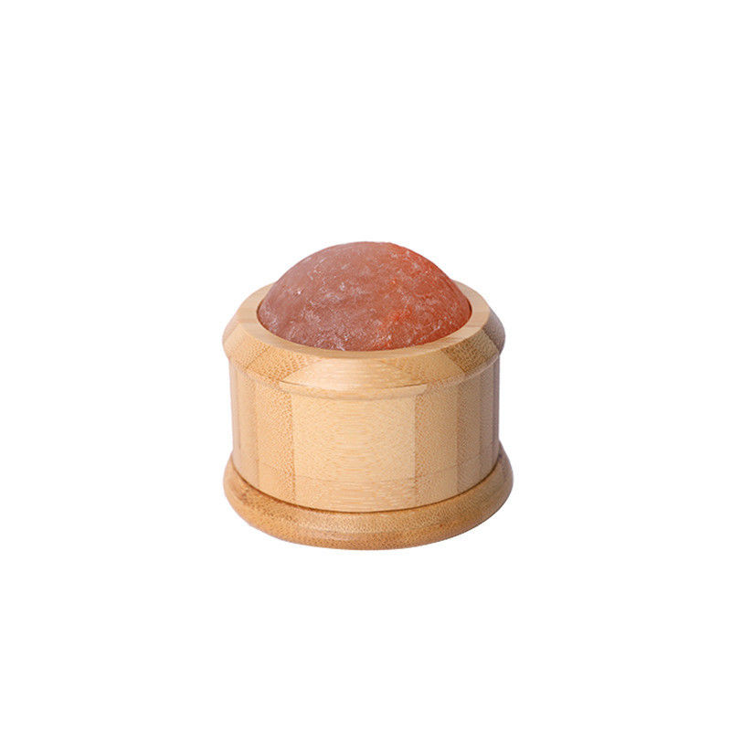 Bola de masaje de jade herramienta de relajación de los músculos del cuerpo para compresión fría y terapia térmica masajista corporal de sal de roca del Himalaya