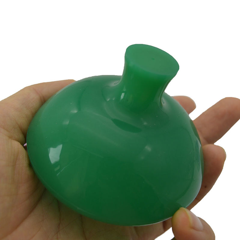 Dispositivo de vacío de silicona verde para absorción de humedad y masaje
