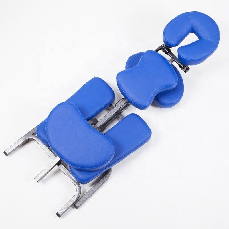 Logotipo personalizado Blue Master Massage Profesional silla de masaje portátil con función y control con cable manual