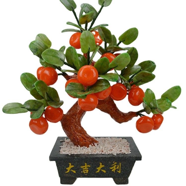 Decoraciones únicas de piedra de jade Fengshui Ideal para decoración de hogar de alta gama