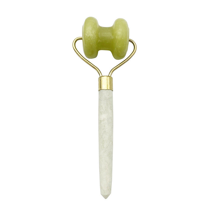 Supuesto Xiuyan Jade Roller de masaje para el endurecimiento de la piel facial y la reducción de las ojeras