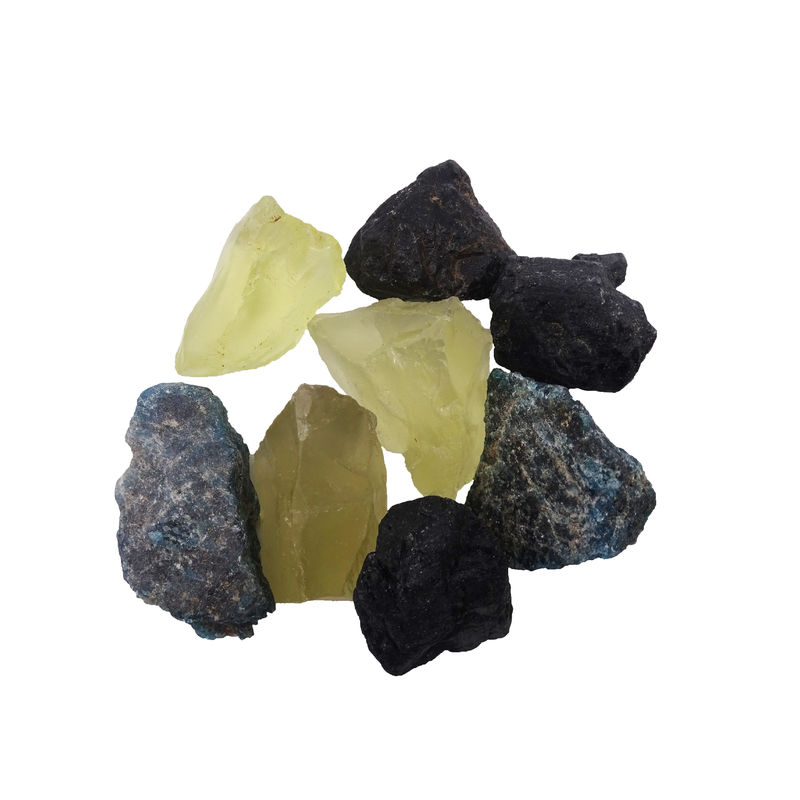 Las piedras truncadas irregulares mezcladas para la curación pueden ser talladas en varios colores Compra a granel