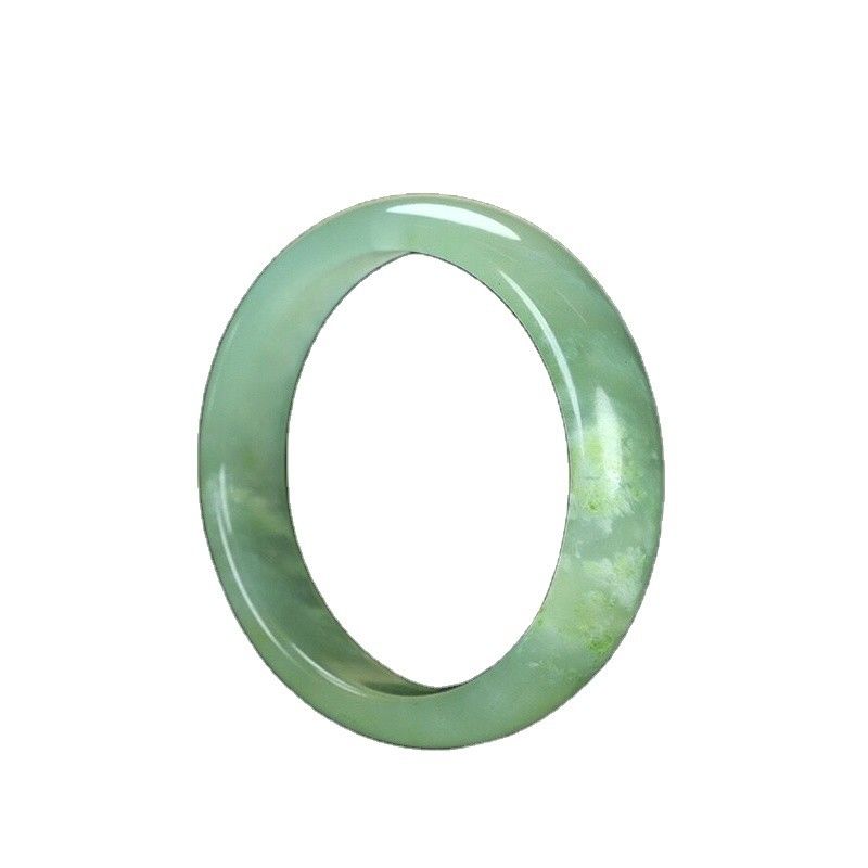 Característica regional Piedra preciosa natural Verde Xiuyan Jade Brazalete para moda Boutique Joyería Brazaletes de dama