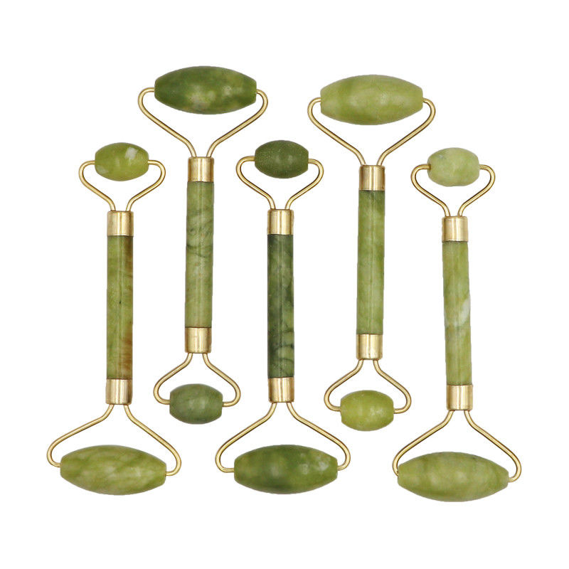 Área de masaje corporal Pedra de jade Roller de masaje facial Guasha para adelgazar y levantar cuidado de los ojos Gua Sha masajista