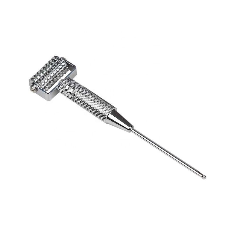 Masajista facial Milisten Pluma de acupuntura retráctil para la limpieza de manchas y herramienta de masaje con sonda de punto corporal
