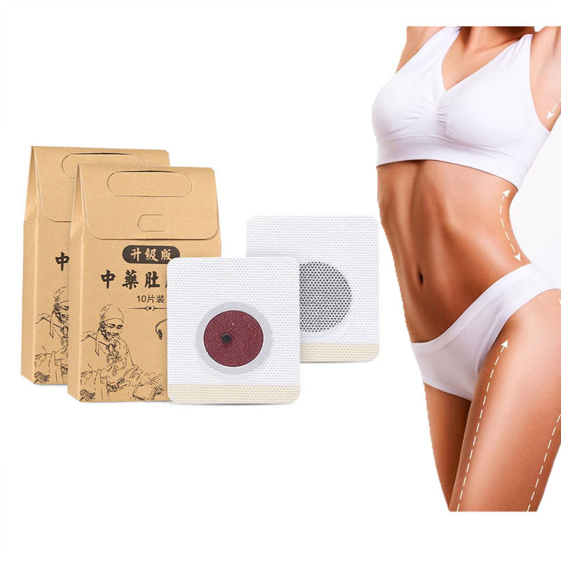 10pcs Eficaz Volumen corporal hierbas chinas pérdida de peso cuerpo quema de grasa parche adelgazante ombligo pegatina delgada desintoxicación