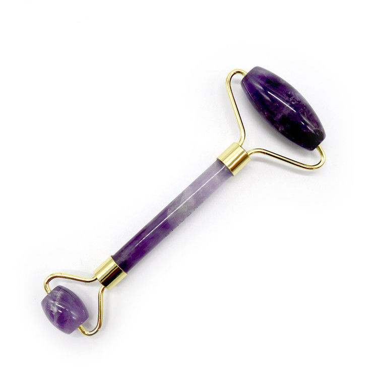 Gua Sha Roller Amethyst Rollers Facial Jade Guasha Roller para la belleza Masajeador facial