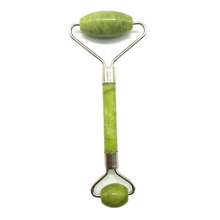 Roller facial de jade 100% natural para masajes faciales y relajación