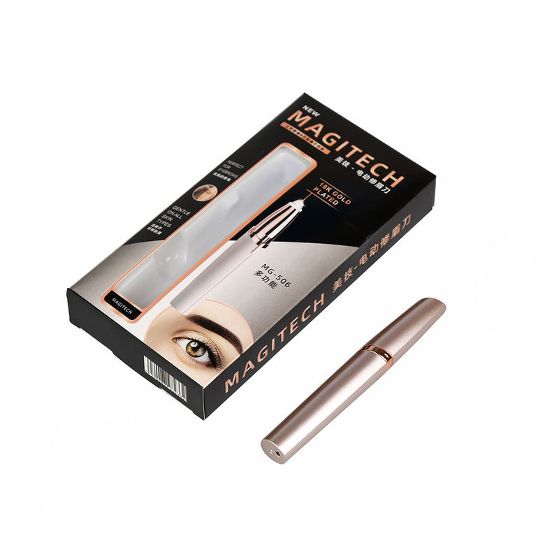 Cuchillo de cejas recargable para mujeres Trimmer de cejas eléctrico para damas con tamaño personalizado y peso de 0,09 kg