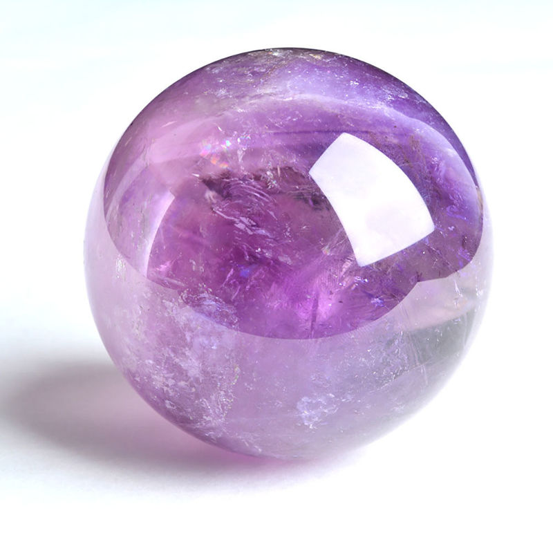 3-5/Appect Bolas de amatista natural Decoración Fengshui Esfera de piedra preciosa para decoración del hogar y la oficina