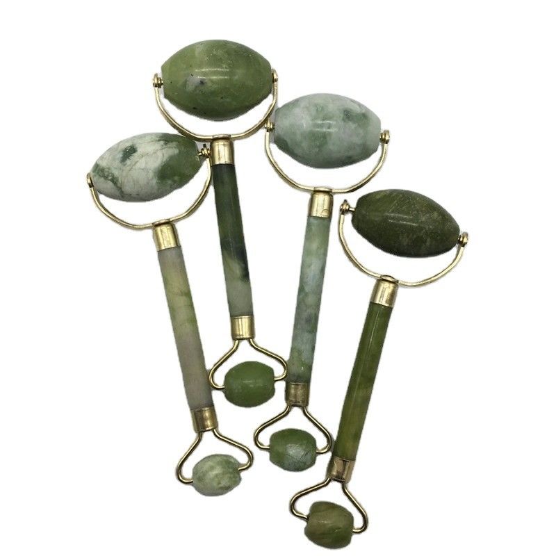 Masaje Jade Gua Sha Roller de hielo para la cara Piedra natural Xiuyan Jade Guasha Roller