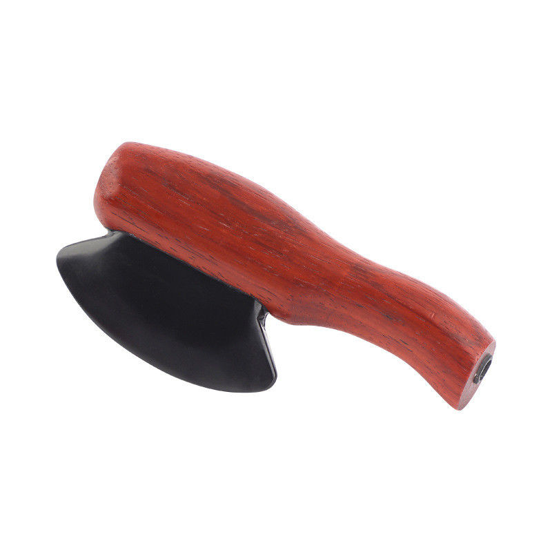 Herramienta Gua Sha de Piedra Biana Electrotérmica de 15 * 5,7 cm para Masaje Meridiano y Terapia de Moxibustión