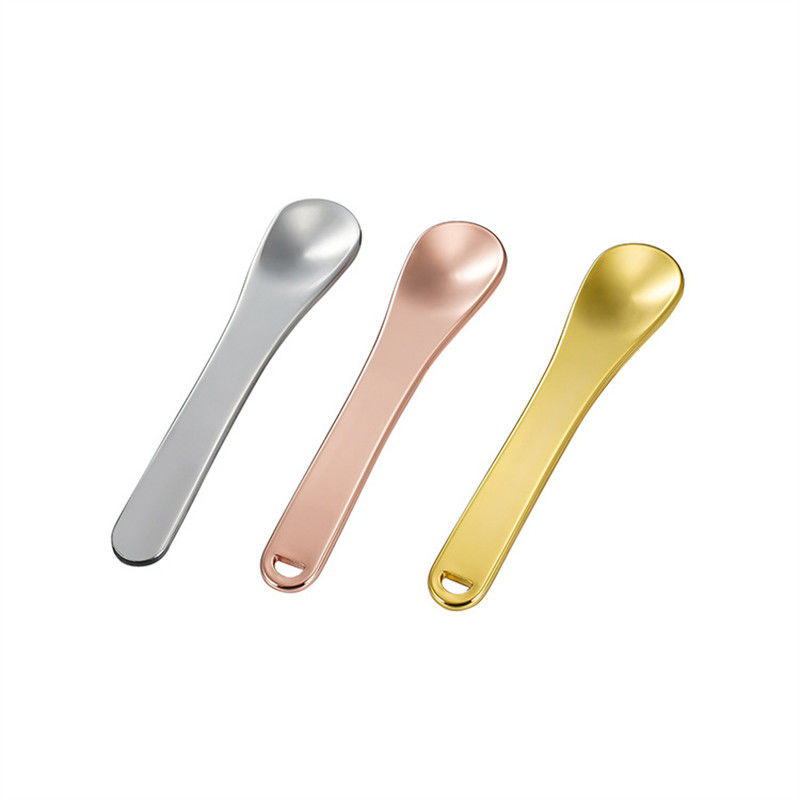 304 de acero inoxidable Cuchara de crema para los ojos Mini espátulas para los ojos Cuidado de la piel de los ojos Bastones de masaje para el tratamiento rejuvenecedor
