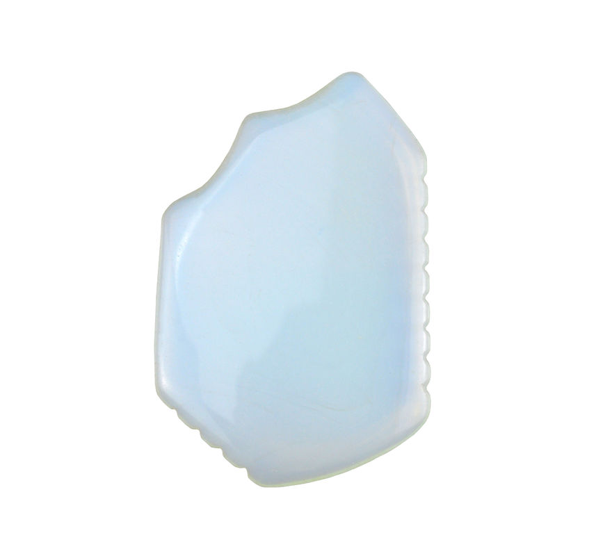 Opálita Cuidado de la piel Guasha producto de raspado 2024 Opal piedra Gua Sha tablero para el cuidado de la salud de la cara y la herramienta de masaje facial