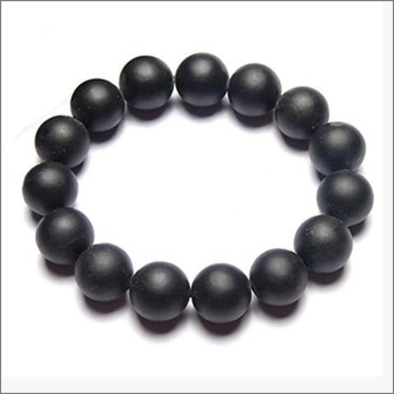Estilo Feng Shui Verdadero SI-bin Bian-Piedra con cuentas sueltas Brazalete para tema de desecho de piedra