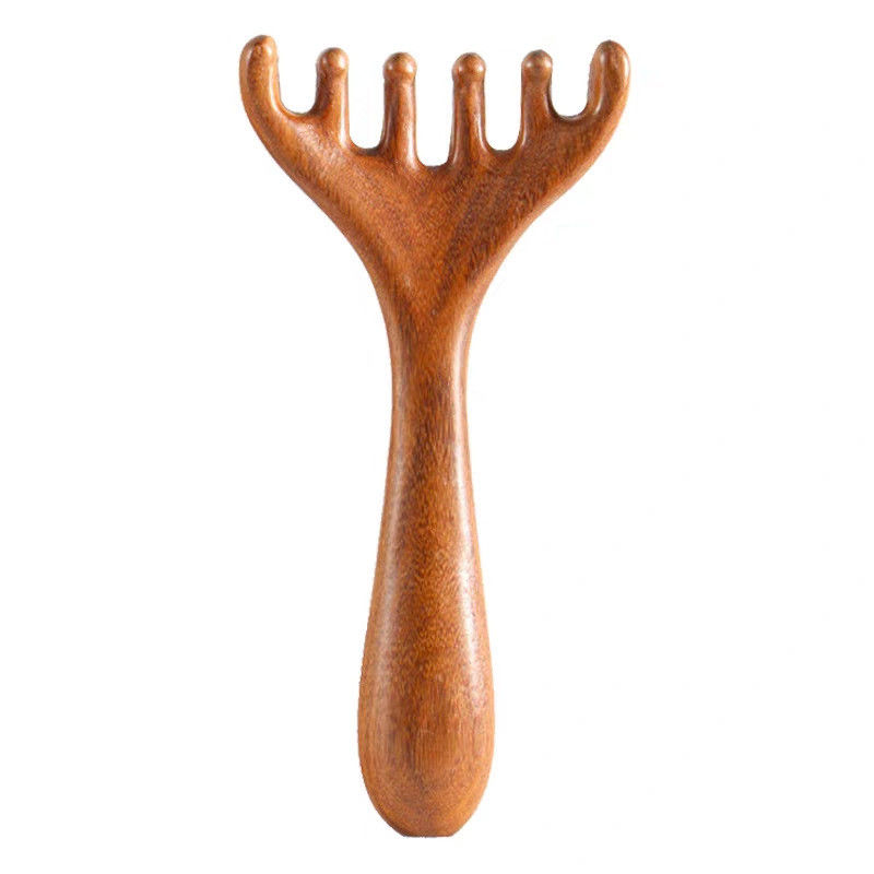 Desbloquea tu belleza de venado forma de clavija cuero cabelludo meridiano masajeador cabeza gua sha peinado de masaje para relajación del rostro y el cuerpo