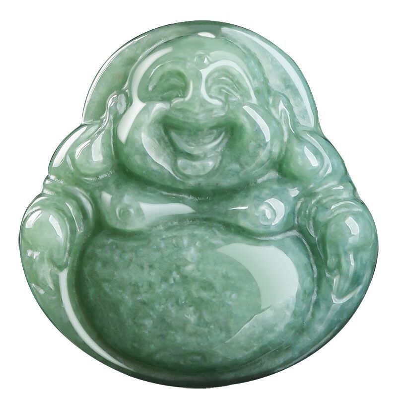 Art colección de alta clase Jade Buda tallado Jadeita Buda colgante para el tema del collar
