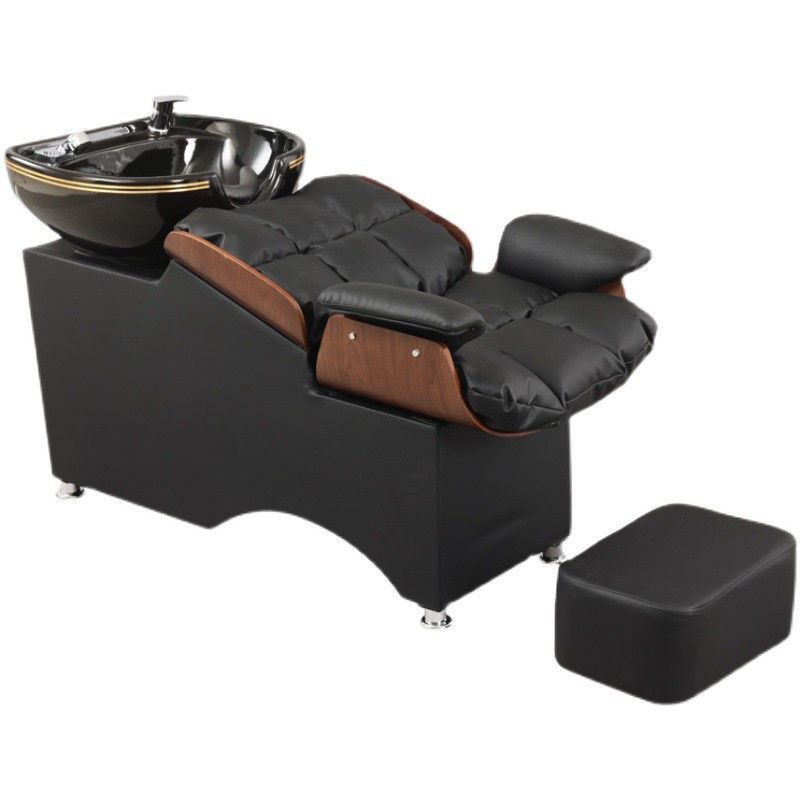 Función Musical Medio mentiroso Belleza Masaje Cama Peinado Y Lavado de Cabello Cama Cuidado de la Salud Masaje Asiento Para Salón