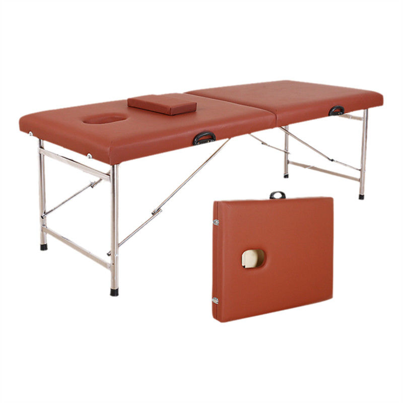 Mesa de masaje de salón de belleza spa cama plegable portátil con diseño simple multifuncional y bolsa de almacenamiento incluida