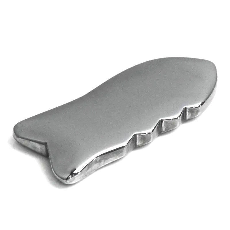 Terahertz Gua Sha herramienta de masaje de raspado con piedra de energía y masaje de punto de acupuntura 91 * 37mm