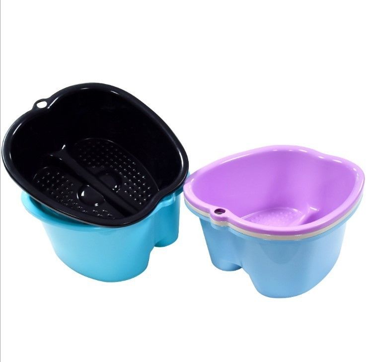 Baño de pies Masaje Pedicura Cuenca Ecológico Masajeador de pies de plástico engrosado Baño de baño Spa Masaje con tazón