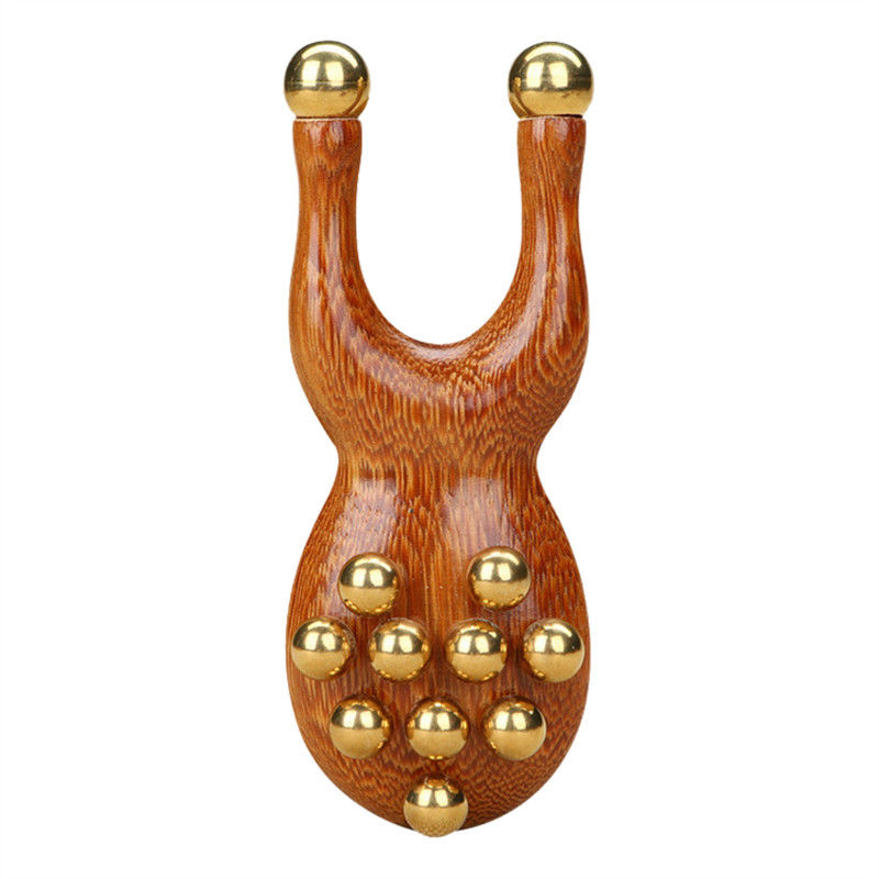 Manual Meridian Dredging Copper Facial Gua Sha Herramienta de masaje para el levantamiento de belleza facial y el endurecimiento de la piel de los ojos