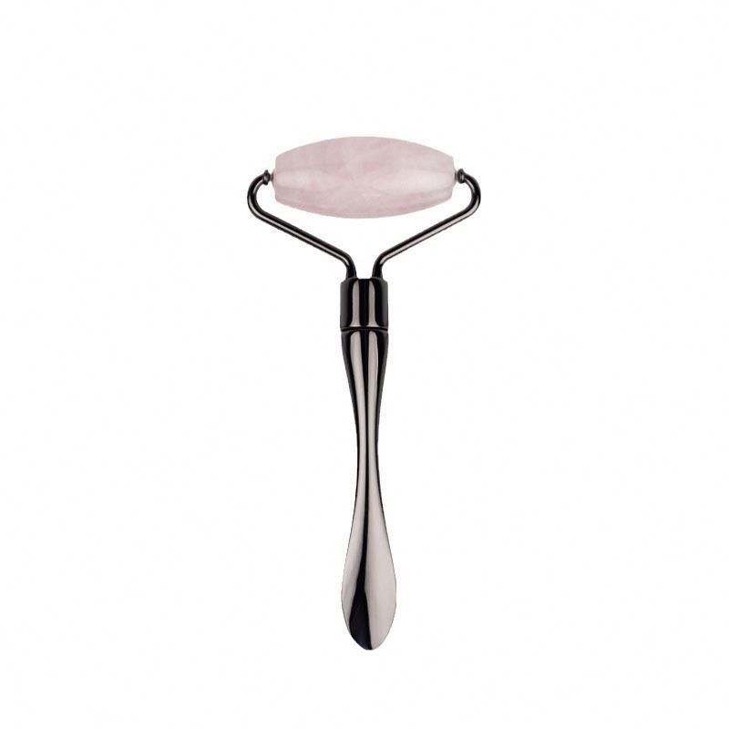 Logotipo personalizado DisponibleD Dispositivo de belleza de levantamiento facial de metal para el cuidado de la belleza y juego de rodillos de jade